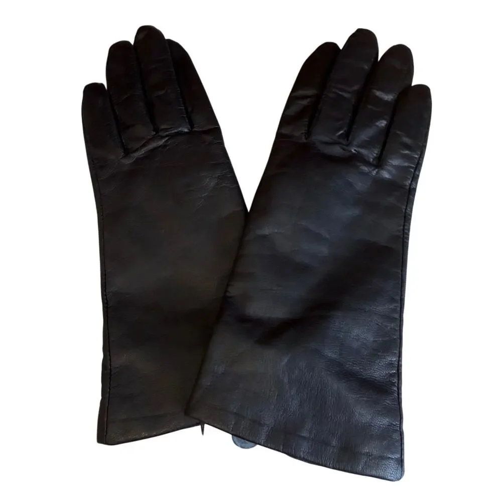 Fownes Brand Genuine Leather Gloves Black M